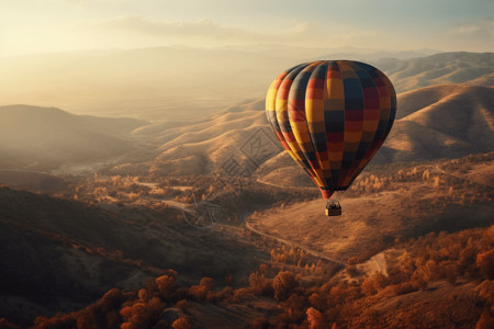 享受热气球之旅图片