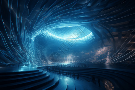哈尔滨音乐厅未来主义的音乐厅3D图设计图片