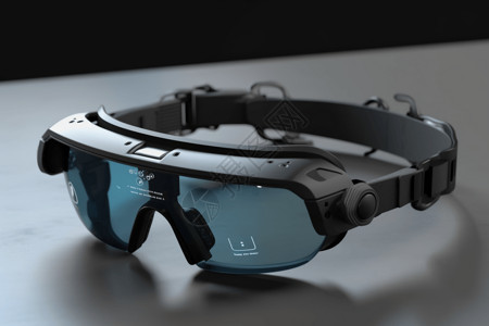 AR智能眼镜3D模型背景图片