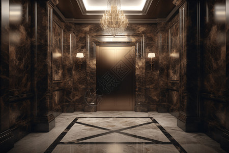 现代酒店电梯风格图片