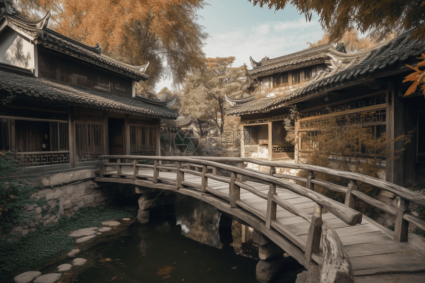 传统中式园林建筑图片