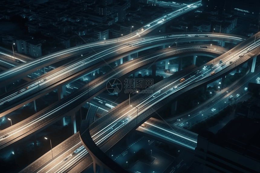 发达的交通高速公路图片