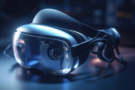 科技VR智能眼镜背景图片
