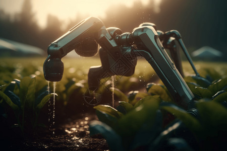 自动灌溉自动技术浇水植物设计图片