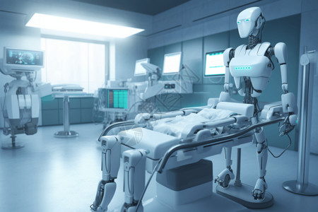 医疗保健中的机器人图片