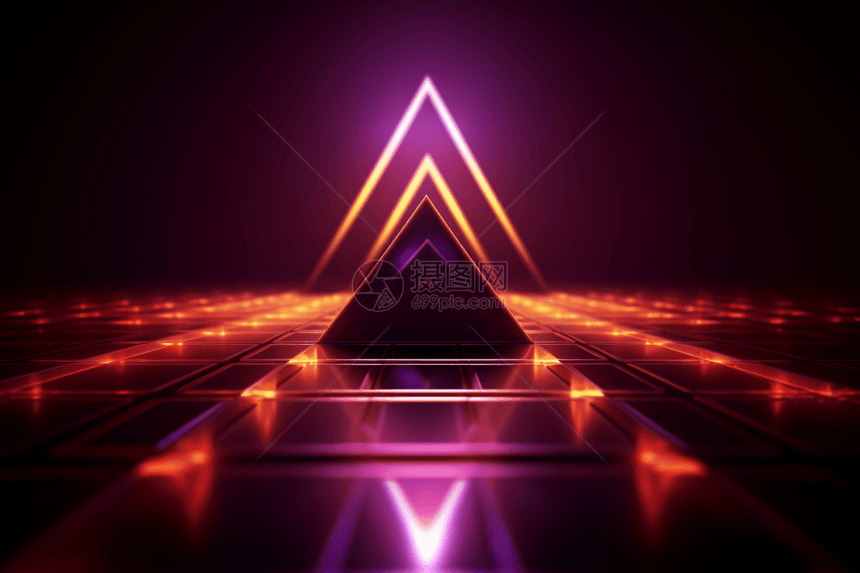 抽象金字塔图片