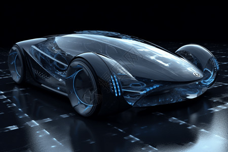 未来新能源电动跑车图片
