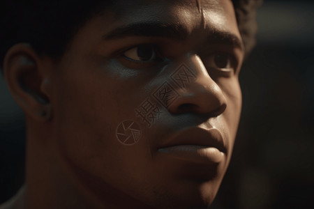 游戏中玩家脸部的特写镜头图片