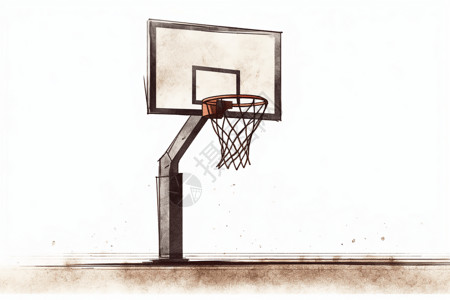 篮球架和篮板背景图片