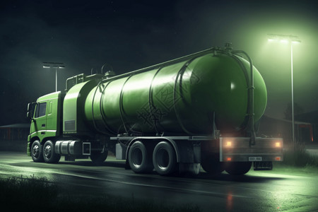 大型油罐车危险品运输车高清图片