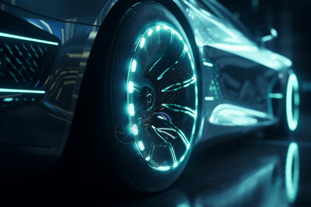 未来汽车轮毂图片