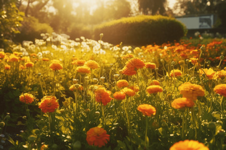 花朵风格显眼的花朵背景