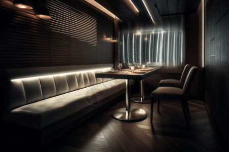 宴会设计现代餐厅的宴会3D渲染图设计图片