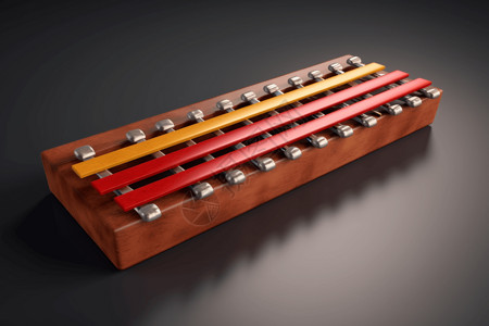 乐器贝斯彩色木琴模型设计图片