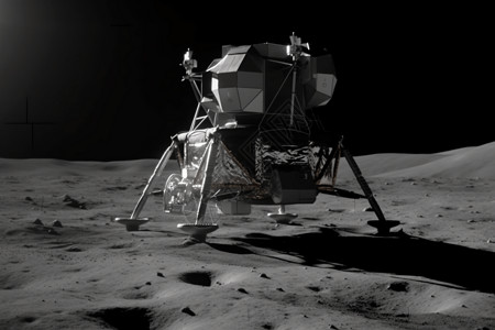 探索月球背景图片