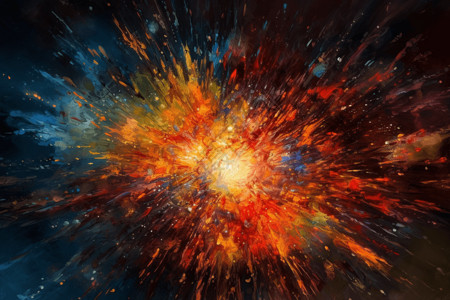 星空宇宙爆炸背景图片