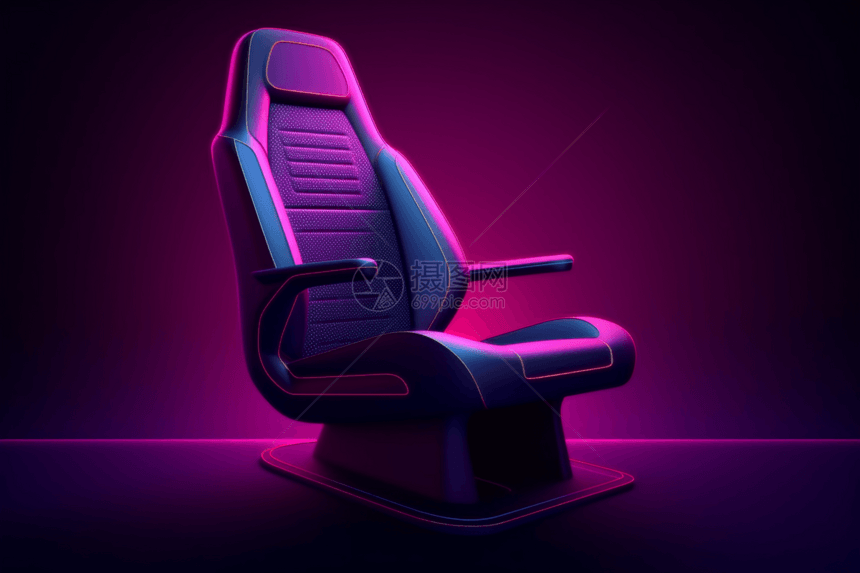 紫色汽车桌椅图片