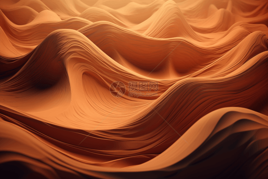 抽象流体沙丘背景图片