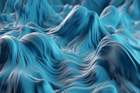 蓝色抽象3D背景背景图片