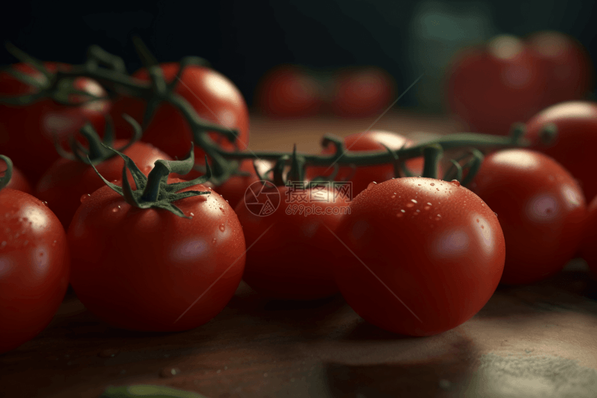 西红柿静物图片