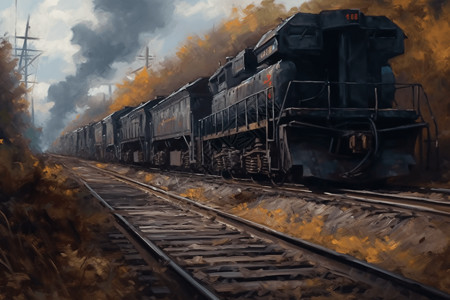 列车煤炭运输图片