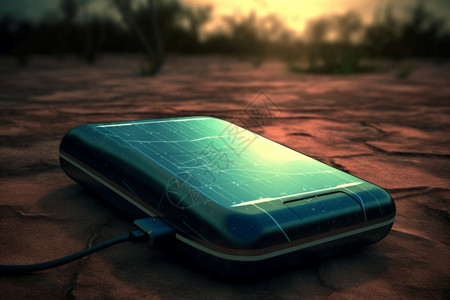 太阳能充电器背景图片