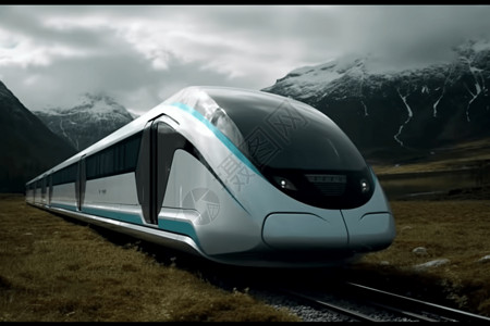 未来高速列车背景图片