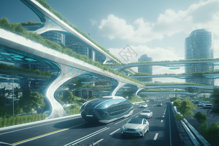 城市的未来景观图片