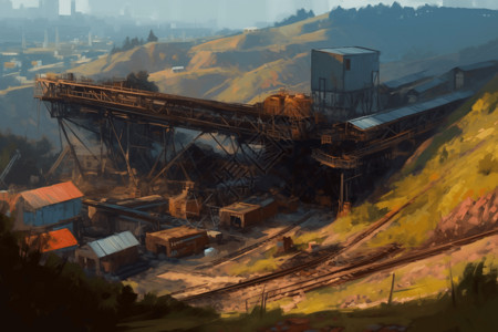 煤矿工业基础设施图片