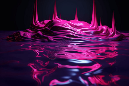 抽象的液体流动背景图片