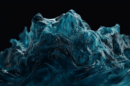 水成分塑料流体形式的特写设计图片