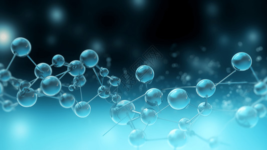 简单的分子结构图背景图片