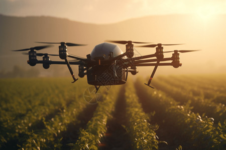 无人机喷洒农药设计图片