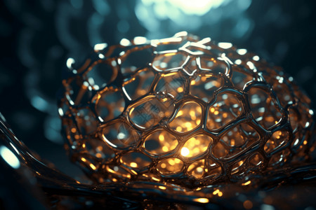 蜂窝透明素材以蜂窝为纳米技术的照明设计设计图片
