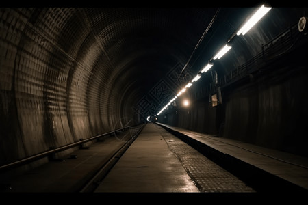 隧道完整的基础设施高清图片
