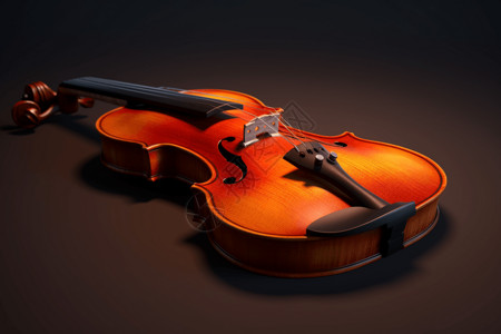 木制小提琴空头箱素材高清图片