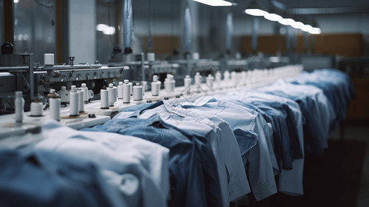 服装工厂素材服装制造技术背景