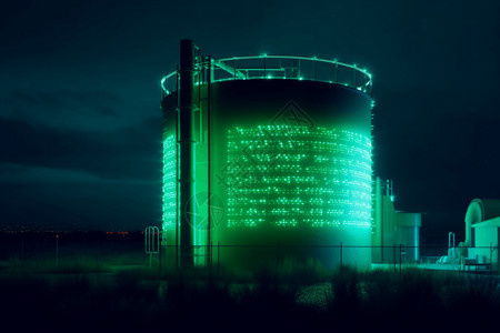 科技感沼气反应堆设计图片
