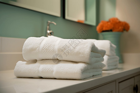 浴室的毛巾图片