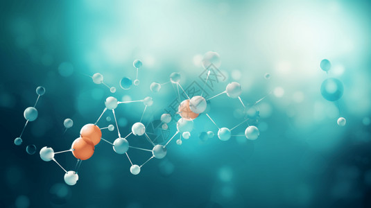 生物分子结构医学分子结构图设计图片