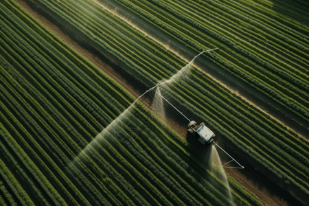 自动灌溉的智能农场设计图片