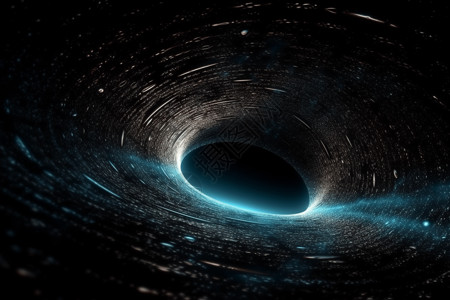 银河黑洞背景图片