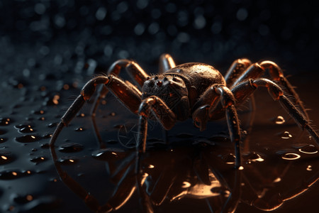 机器人蜘蛛背景图片