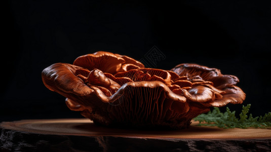 晒干的菌菇图片