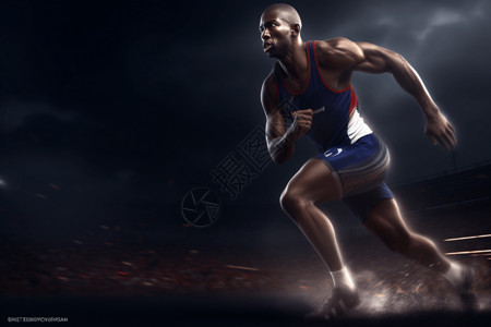 奔跑健身男子奔跑的运动员设计图片