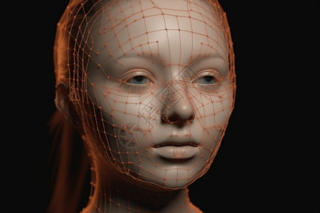 人脸3D模型高清图片