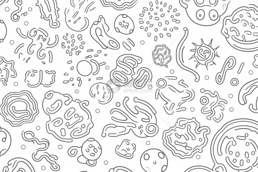 细菌微生物图图片