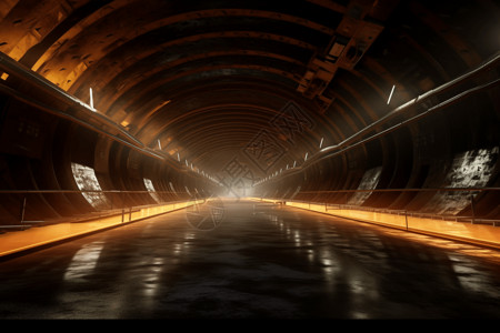 公路隧道施工现场图背景图片