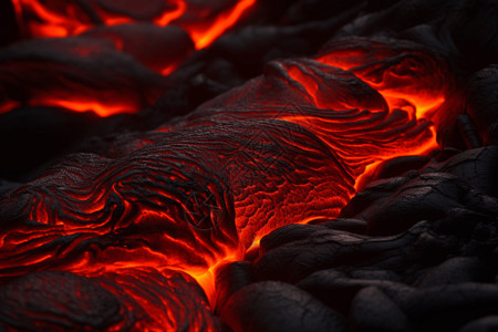 火熔岩熔岩的威力背景