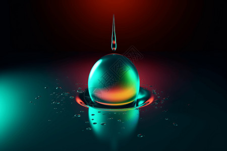 水滴状运动中的液滴设计图片